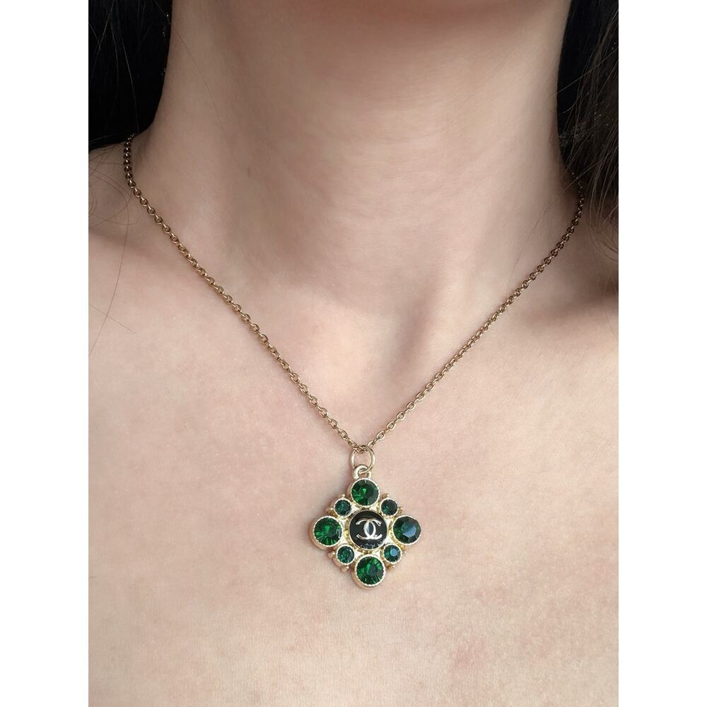 ✨ Vintage ONLY 1! CHANEL Diamond Shape Upcycled Necklace: BOGO Sale! ✨